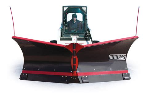 48 v plow skid steer|hiniker v plow.